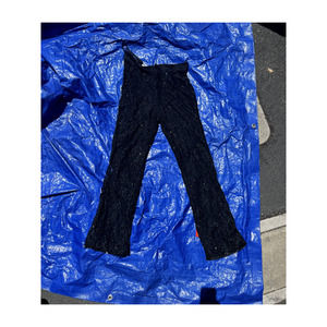 Vintage Stenay black sequin and beaded pants size US 6